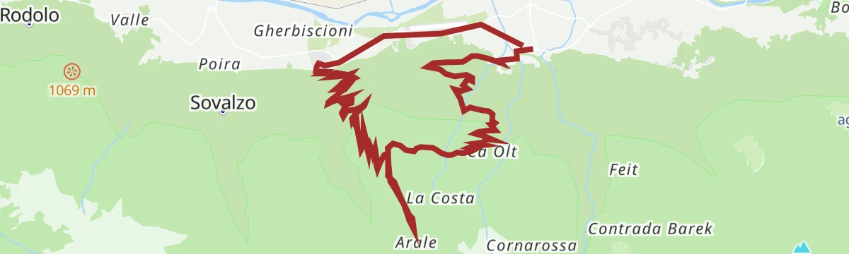 Route map: Caiolo